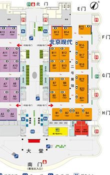 展位分布图
